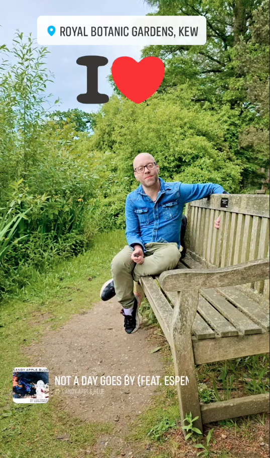 A bench at Kew Gardens